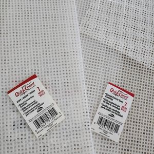 Plastic Canvas 7 Mesh 10.5" × 13.5"  10 Sheets Quick Count
